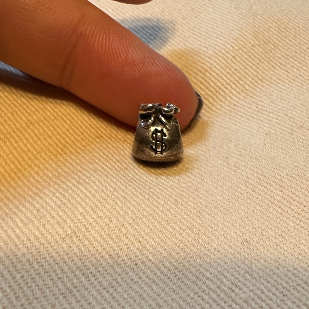 Pandora Silver Money Bag Charm